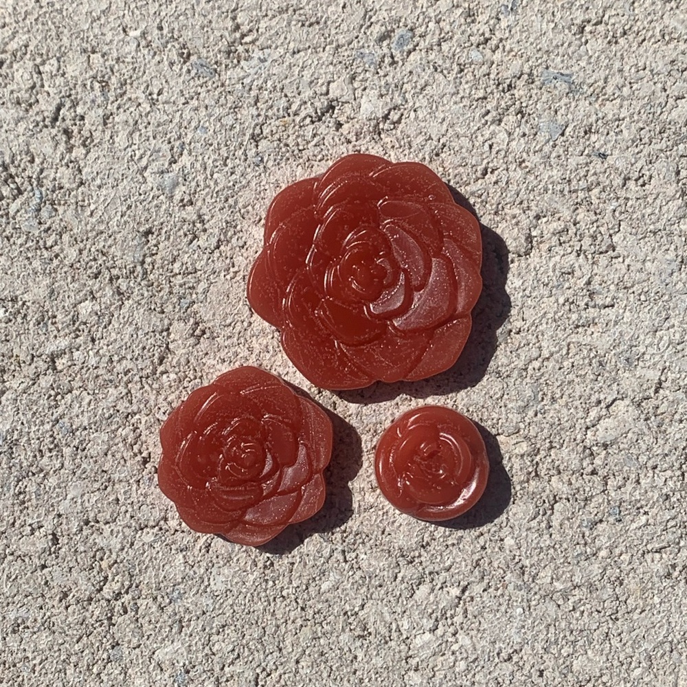 Rose wax melts $20 for 25